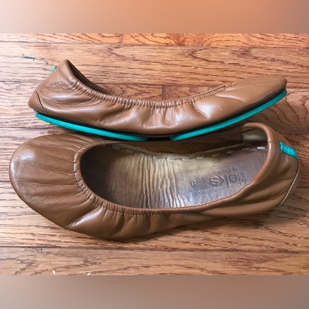 Tieks Chestnut Ballet Flats women’s 8 - Picture 6 of 8